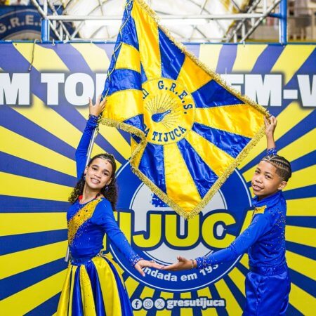 RJ – Novidade na Sapucaí: Unidos da Tijuca terá terceiro casal de mestre-sala e porta-bandeira mirim